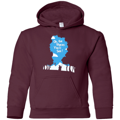 Sweatshirts Maroon / YS Places Youll See Youth Hoodie