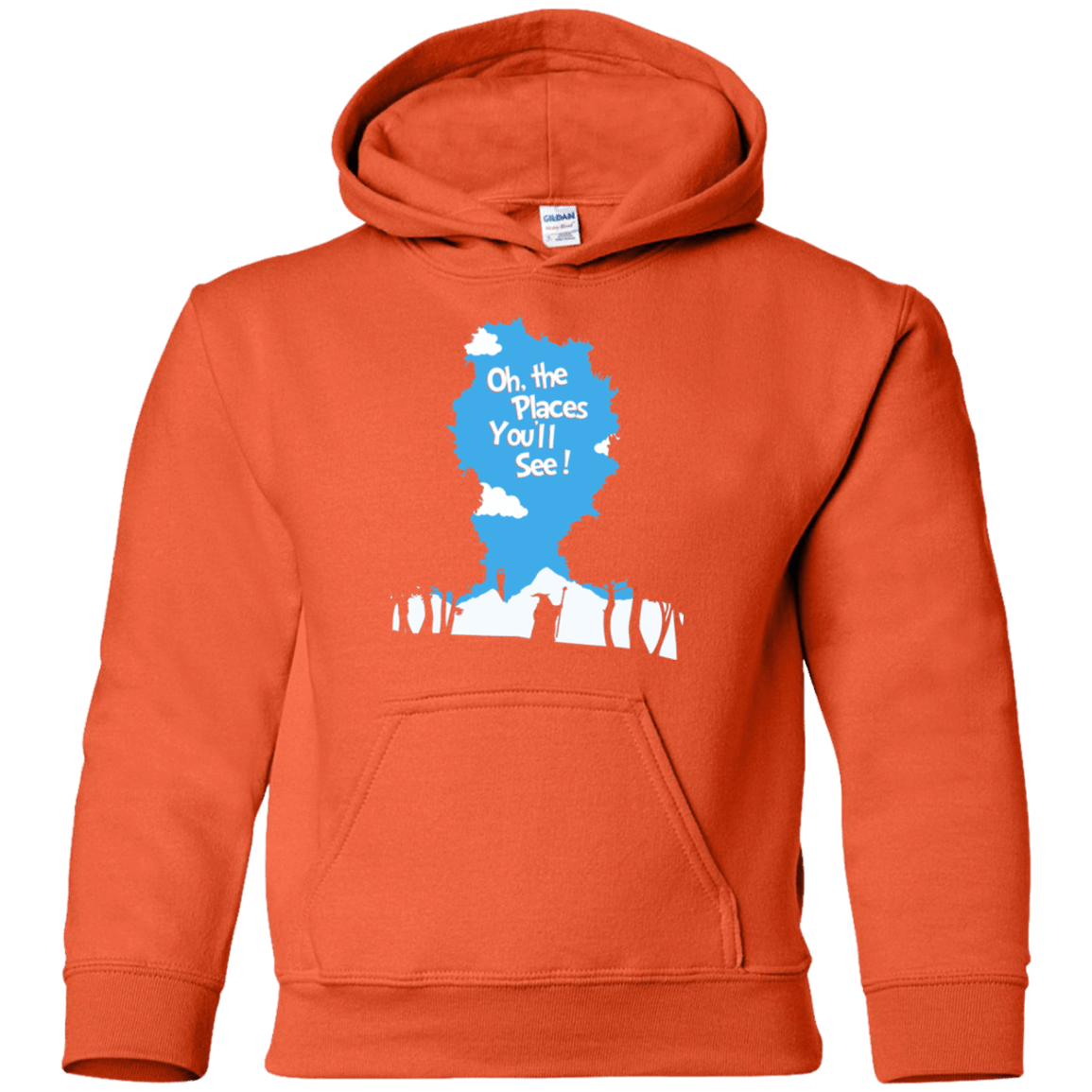 Sweatshirts Orange / YS Places Youll See Youth Hoodie