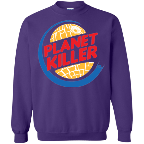 Sweatshirts Purple / Small Planet Killer Crewneck Sweatshirt