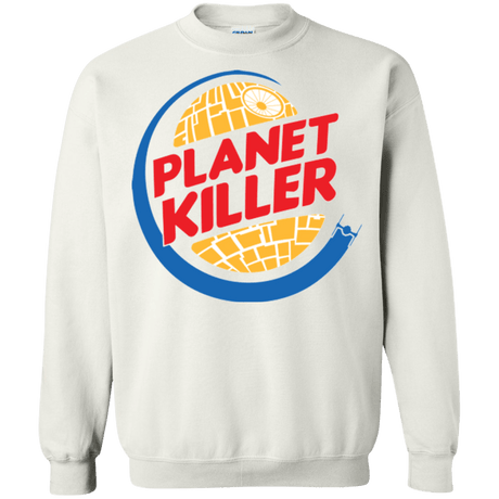 Sweatshirts White / Small Planet Killer Crewneck Sweatshirt