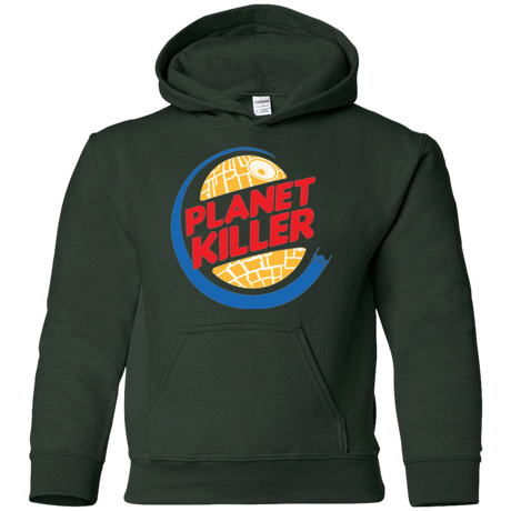Sweatshirts Forest Green / YS Planet Killer Youth Hoodie