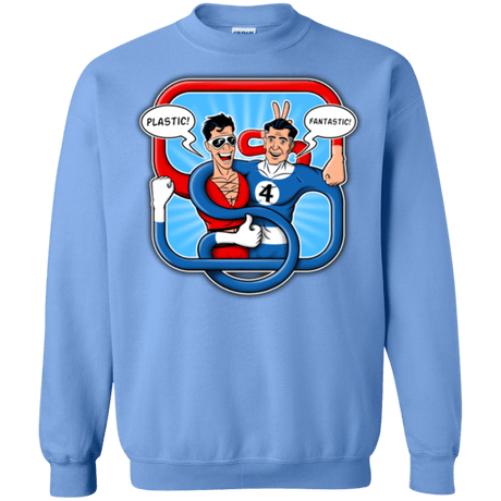 Sweatshirts Carolina Blue / Small Plastic Fantastic Crewneck Sweatshirt