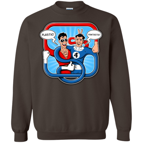 Sweatshirts Dark Chocolate / Small Plastic Fantastic Crewneck Sweatshirt