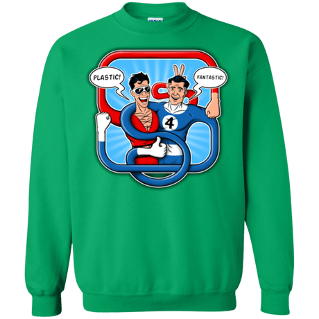 Sweatshirts Irish Green / Small Plastic Fantastic Crewneck Sweatshirt