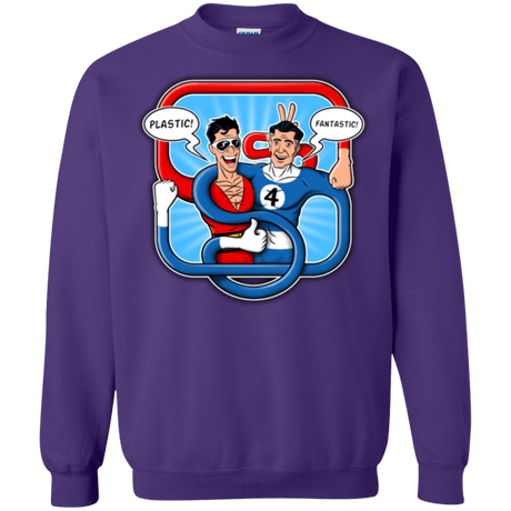 Sweatshirts Purple / Small Plastic Fantastic Crewneck Sweatshirt