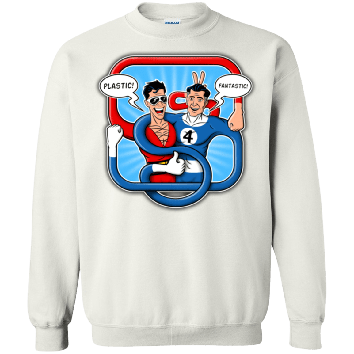 Sweatshirts White / Small Plastic Fantastic Crewneck Sweatshirt