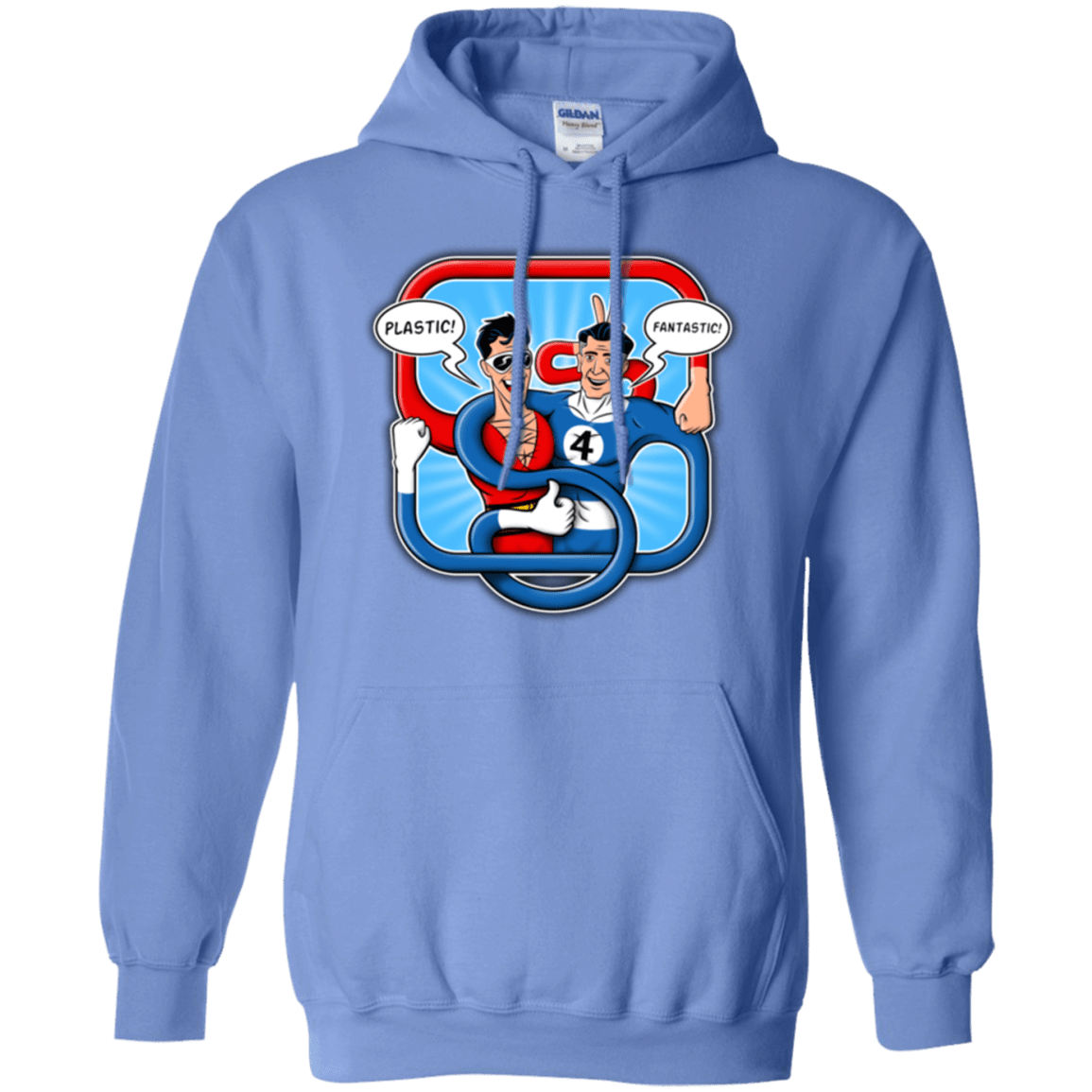 Sweatshirts Carolina Blue / Small Plastic Fantastic Pullover Hoodie