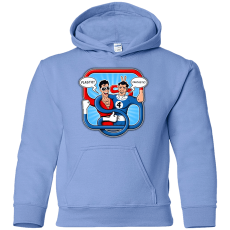 Sweatshirts Carolina Blue / YS Plastic Fantastic Youth Hoodie