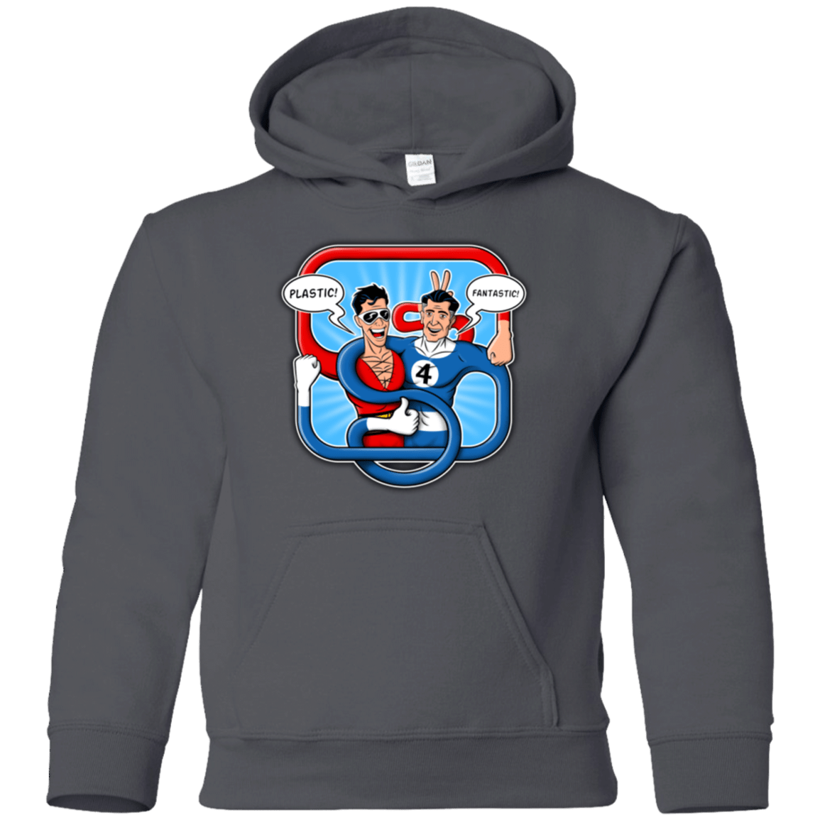 Sweatshirts Charcoal / YS Plastic Fantastic Youth Hoodie