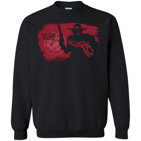 Sweatshirts Black / Small Play of the Game McCree Crewneck Sweatshirt