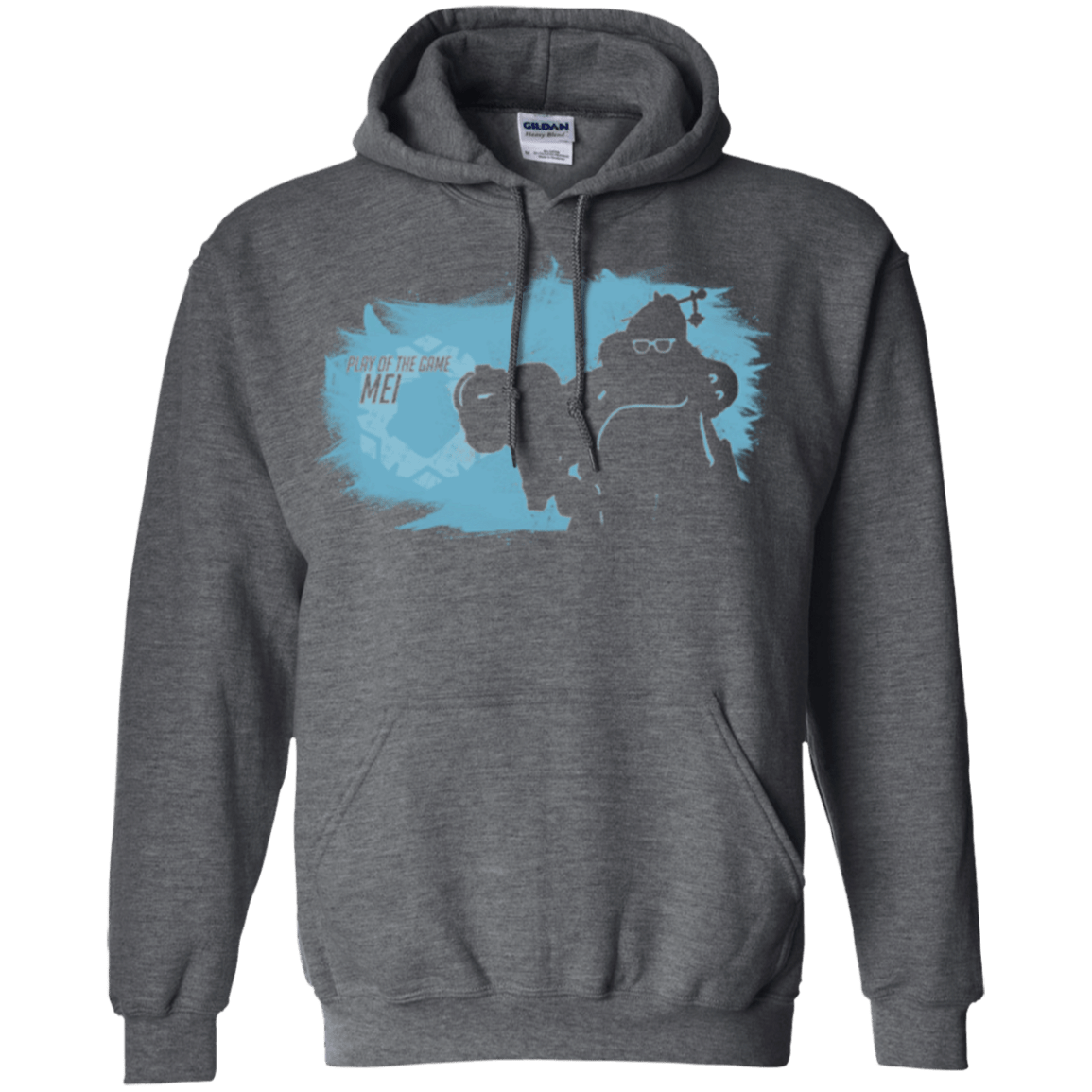 Sweatshirts Dark Heather / Small Play of the Game Mei2 Pullover Hoodie