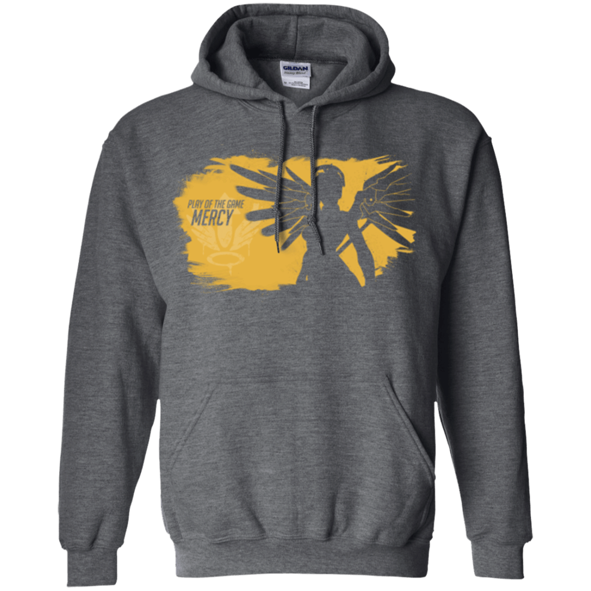 Sweatshirts Dark Heather / Small Play of the Game Mercy Pullover Hoodie