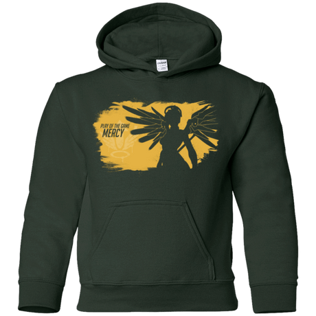 Sweatshirts Forest Green / YS Play of the Game Mercy Youth Hoodie