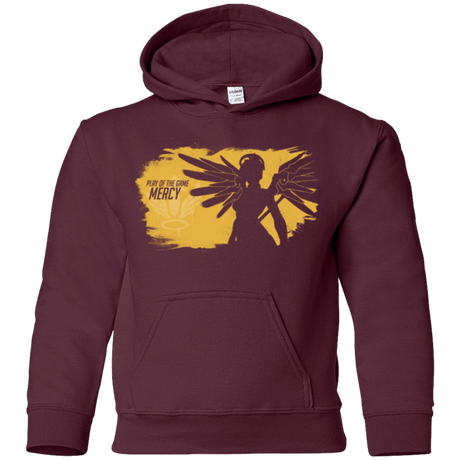 Sweatshirts Maroon / YS Play of the Game Mercy Youth Hoodie