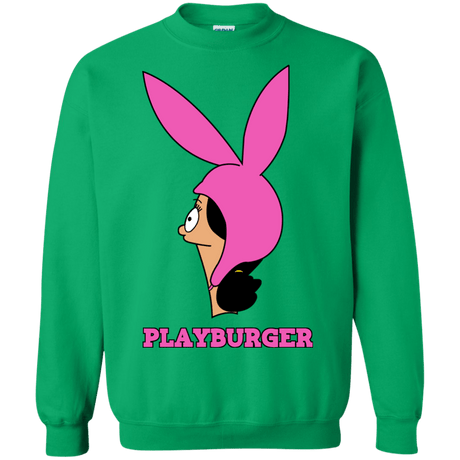 Sweatshirts Irish Green / S Playburger Crewneck Sweatshirt