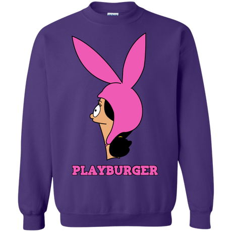 Sweatshirts Purple / S Playburger Crewneck Sweatshirt