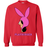 Sweatshirts Red / S Playburger Crewneck Sweatshirt
