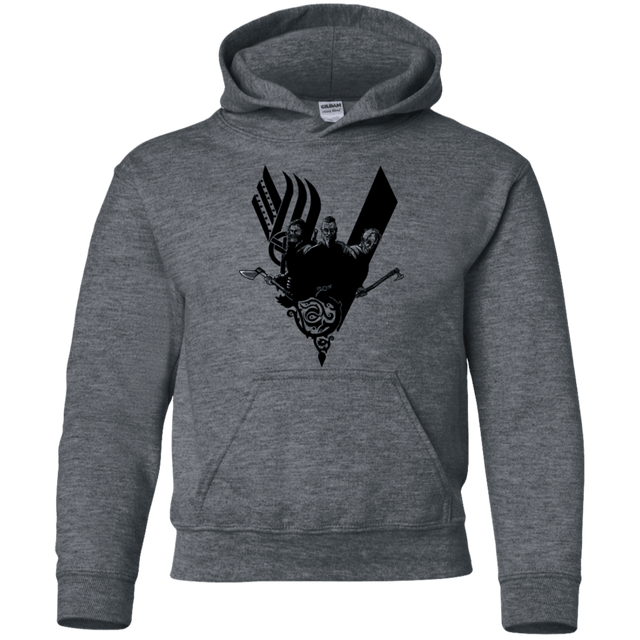Sweatshirts Dark Heather / YS Plunder Youth Hoodie