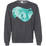 Sweatshirts Dark Heather / Small Poca Portrait Pop Crewneck Sweatshirt
