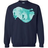 Sweatshirts Navy / Small Poca Portrait Pop Crewneck Sweatshirt
