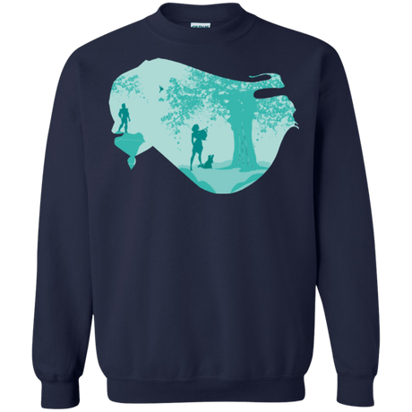 Sweatshirts Navy / Small Poca Portrait Pop Crewneck Sweatshirt