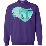 Sweatshirts Purple / Small Poca Portrait Pop Crewneck Sweatshirt