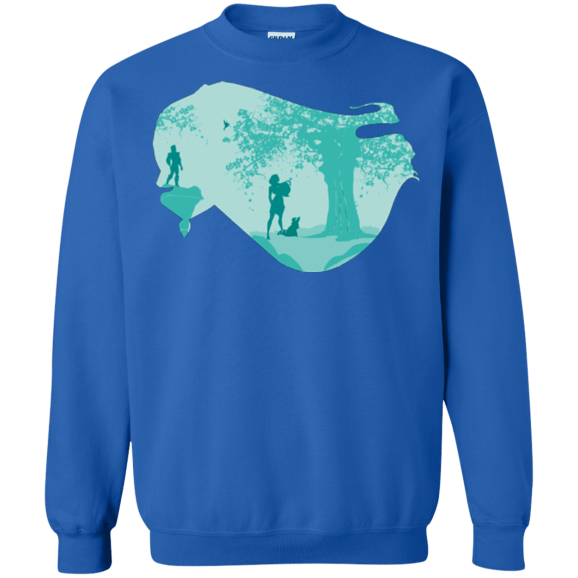 Sweatshirts Royal / Small Poca Portrait Pop Crewneck Sweatshirt