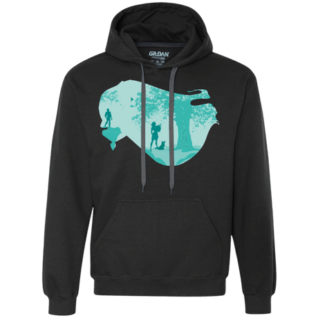 Sweatshirts Black / Small Poca Portrait Pop Premium Fleece Hoodie