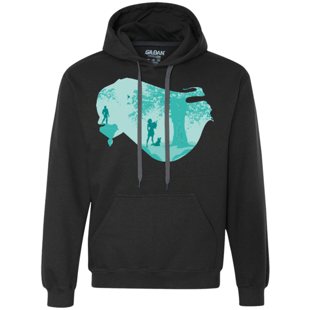 Sweatshirts Black / Small Poca Portrait Pop Premium Fleece Hoodie