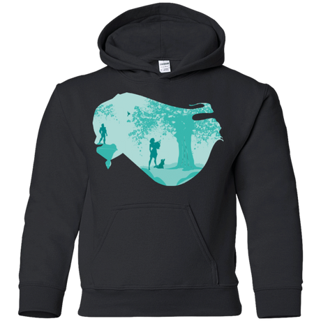 Sweatshirts Black / YS Poca Portrait Pop Youth Hoodie