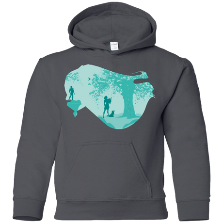 Sweatshirts Charcoal / YS Poca Portrait Pop Youth Hoodie