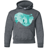 Sweatshirts Dark Heather / YS Poca Portrait Pop Youth Hoodie