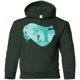 Sweatshirts Forest Green / YS Poca Portrait Pop Youth Hoodie
