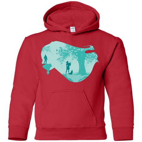 Sweatshirts Red / YS Poca Portrait Pop Youth Hoodie