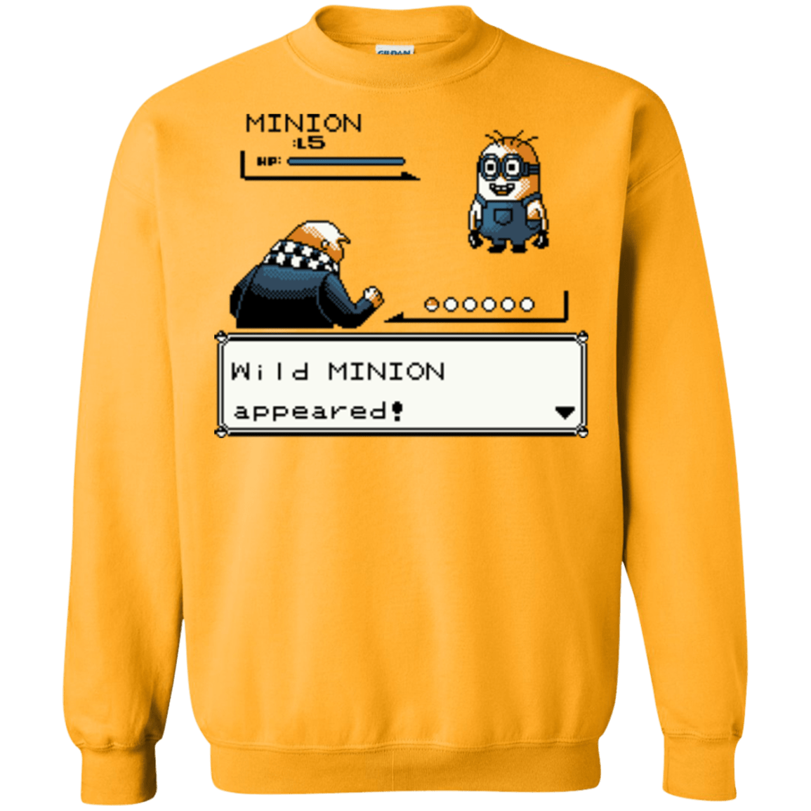 Sweatshirts Gold / S Pocket minions Crewneck Sweatshirt