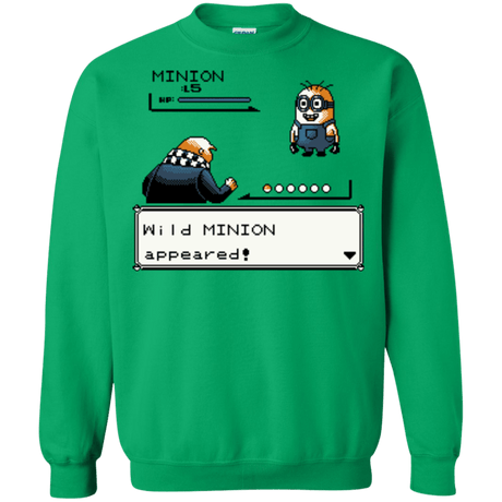 Sweatshirts Irish Green / S Pocket minions Crewneck Sweatshirt