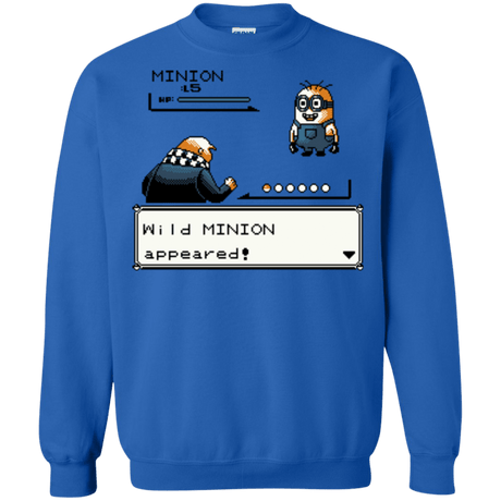 Sweatshirts Royal / S Pocket minions Crewneck Sweatshirt