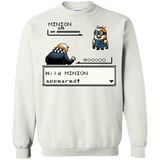 Sweatshirts White / S Pocket minions Crewneck Sweatshirt