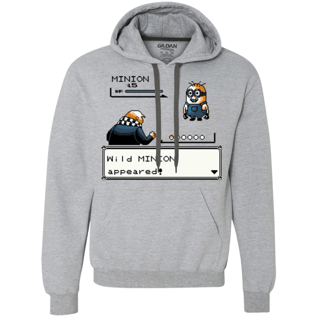 Sweatshirts Sport Grey / S Pocket minions Premium Fleece Hoodie