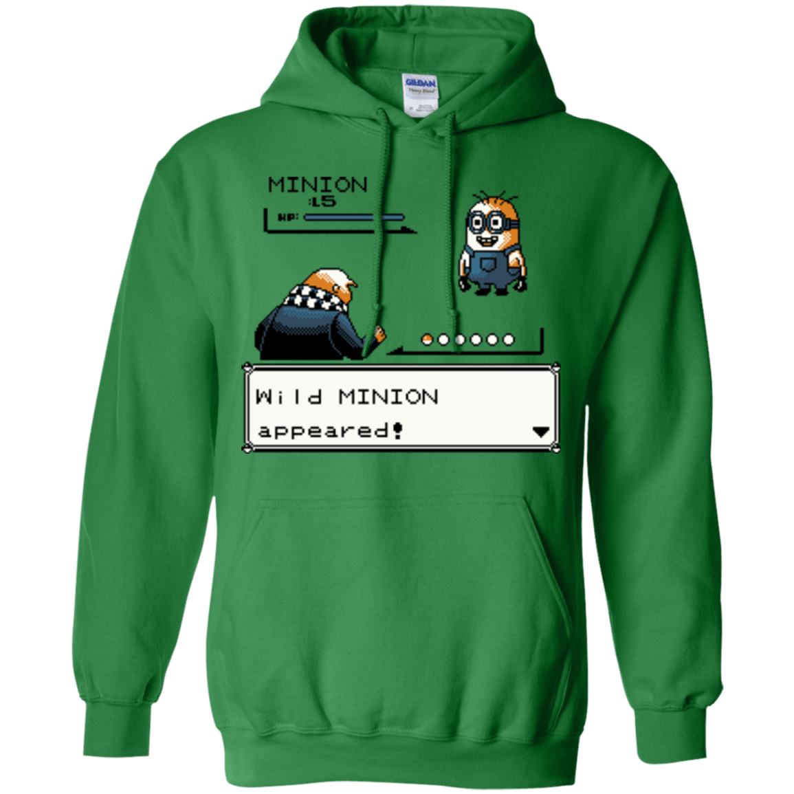 Sweatshirts Irish Green / S Pocket minions Pullover Hoodie