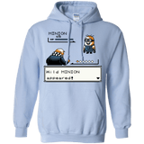 Sweatshirts Light Blue / S Pocket minions Pullover Hoodie