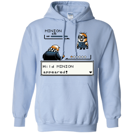 Sweatshirts Light Blue / S Pocket minions Pullover Hoodie