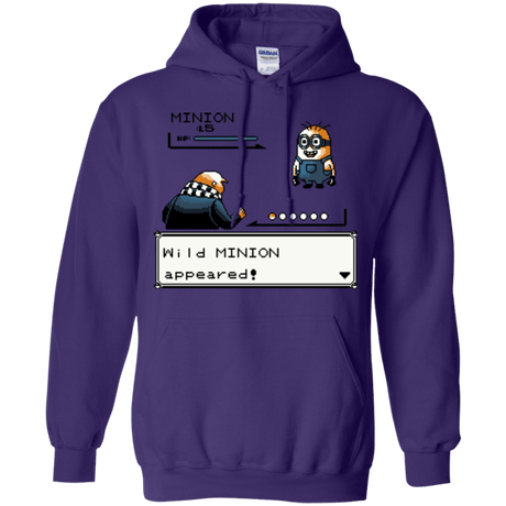 Sweatshirts Purple / S Pocket minions Pullover Hoodie