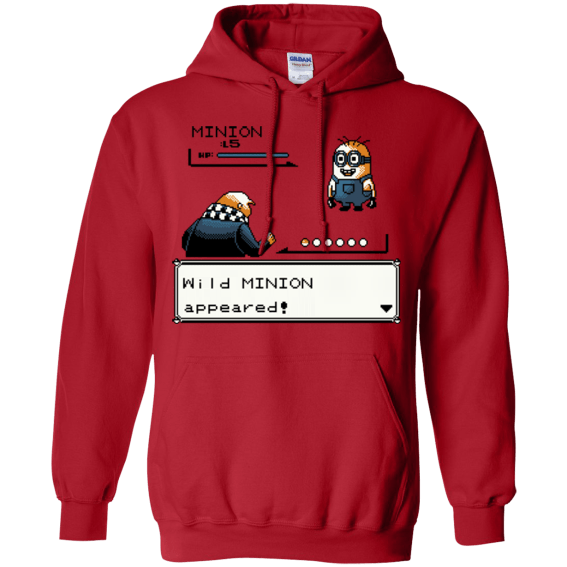 Sweatshirts Red / S Pocket minions Pullover Hoodie