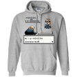 Sweatshirts Sport Grey / S Pocket minions Pullover Hoodie