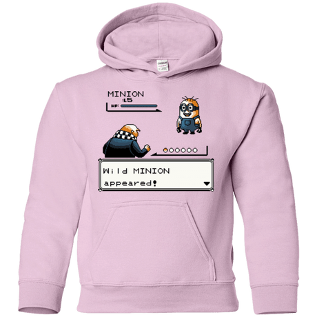 Sweatshirts Light Pink / YS Pocket minions Youth Hoodie