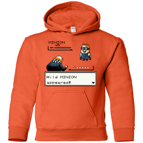 Sweatshirts Orange / YS Pocket minions Youth Hoodie