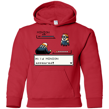 Sweatshirts Red / YS Pocket minions Youth Hoodie