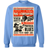 Sweatshirts Carolina Blue / Small Poe and The Starfighters Crewneck Sweatshirt