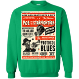 Sweatshirts Irish Green / Small Poe and The Starfighters Crewneck Sweatshirt